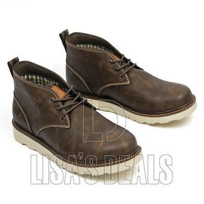 NEW Buffalo by David Bitton Men's Metcalf Casual Chukka Boot Brown 13