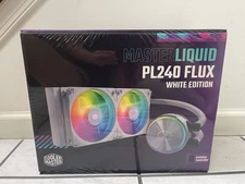 CoolerMaster MasterLiquid PL240 FLUX White ARGB Close-Loop AIO Liquid Cooler
