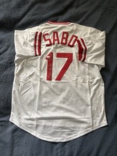 Chris Sabo Signed Inscribed “88 NLROY” Jersey Cincinnati Reds, JSA Certified