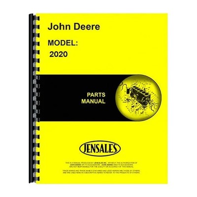 Parts Manual fits John Deere 2020 2020