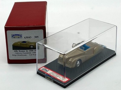 ALFA MODEL 43 AM43305 Alfa Romeo 6C 2500 SS Cabriolet 1:43 Beige Resina