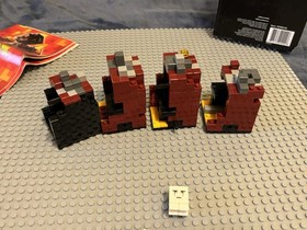Lego Minecraft Micro World 21106 The Nether Ghast & Zombie Pigman Micromobs