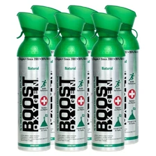 Boost Oxygen Supplemental Oxygen 10 Liter Natural Aroma 6 Pack 11193001