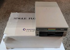 Commodore Computer 1541 Single Floppy Disk Drive In Original Box Untested AS IS
