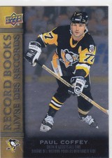 2023 UD TIM HORTONS LEGENDS..PAUL COFFEY..RECORD BOOKS..CARD # RB-9..PENGUINS