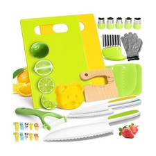 28PCS Toddler Knife Set - Kids Knifes for Real Cooking, Montessori ... Fast Ship