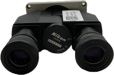 Nikon Diaphot Binocular Microscope Tube Head CFW 10X Eyepieces