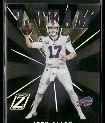 2022 Zenith #ZT-5 Josh Allen Z-Team Buffalo Bills NM-MT