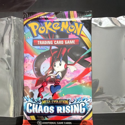 Pokémon TCG Mega Evolution Chaos Rising Booster Pack 10 Cards English Meloetta