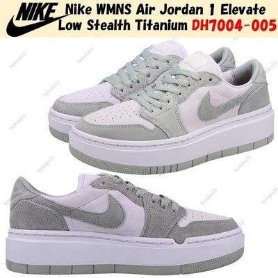 Nike WMNS Air Jordan 1 Elevate Low Stealth Titanium DH7004-005 Women's Size
