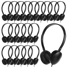 Kids Headphones Bulk 30 Pack for Classroom School Wholesale Earphones Class S...