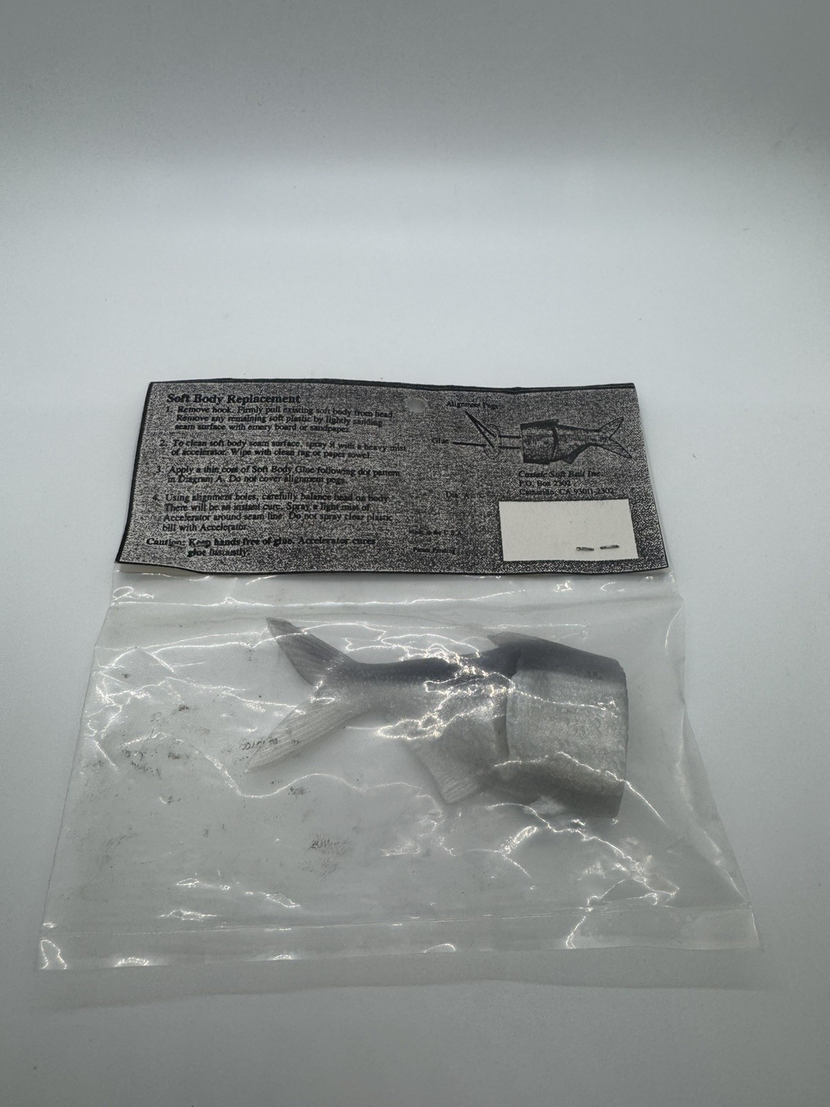 Castaic Soft Bait (Gizzard Shad Swimbait) with Refill Body. Ultra rare!!!! #1 - Image 5