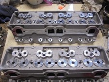 Aluminum Cylinder Heads Gm Sbc 14011049 Bowtie New Ihra Nhra Rat Rod Wissota Kn