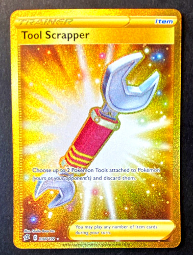 Tool Scrapper (Secret) 208/192 SWSH02: Rebel Clash Holo Pokemon TCG 🌈NM