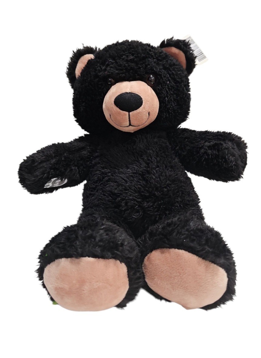 NWT Vintage Build-A-Bear Black Teddy 17 Inch Classic Plush Stuffed Animal with Tan Snout