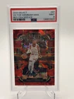 2023-24 Panini Select - Concourse Victor Wembanyama #87 Red Cracked Ice Prizm...