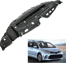 Front Engine Splash Shield Compatible with 2011-2020 Toyota Sienna Under Cover