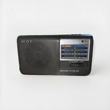Sony ICF-36 Portable Radio   4-Band AM/FM/TV/Weather   AC/DC Power   Tested