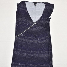 Lane Bryant Shift Dress V Neck Sleeveless Women Rayon Purple Plus Size 18/20