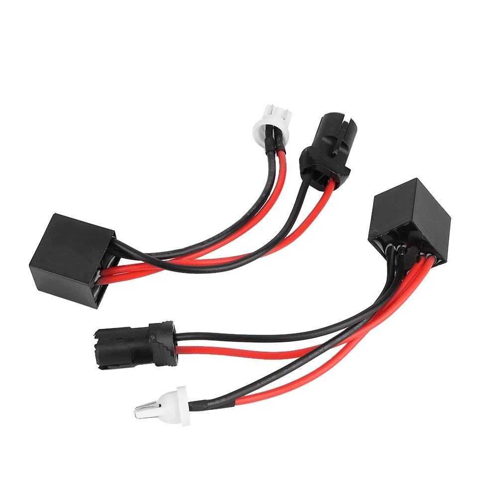 ⁺2pcs T10 LED Canbus Headlight Decoder Device Anti Flicker Resistors Error.