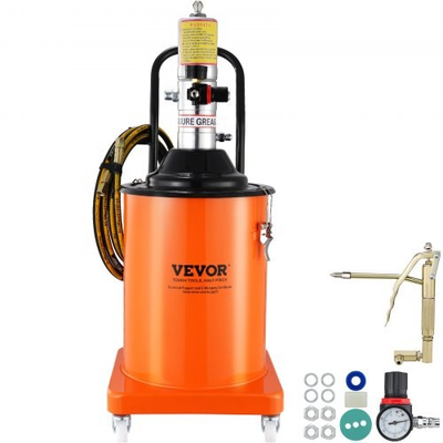#ad Grease Pump5 Gallon 20LAir Operated Grease Pump w 13 ft High Pressure Hose and $175.00