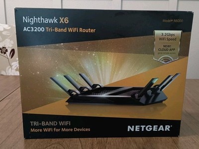 Netgear Nighthawk X6 AC3200 Tri-Band WiFi Router #R8000