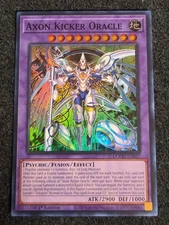 Yugioh Axon Kicker Oracle DOOD-EN037 1st Edition Super Rare NM In Hand