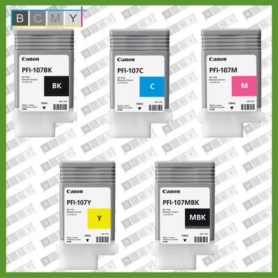 Canon PFI-107 Tinte MBK / BK / C / M / Y - für iPF670 iPF770