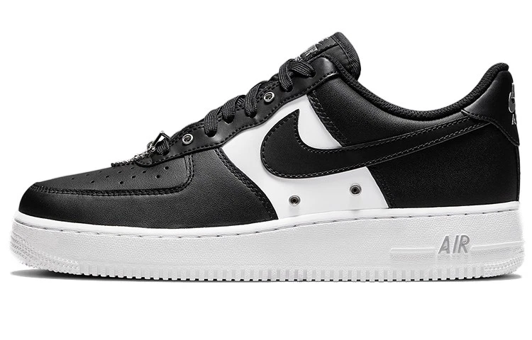 Nike Air Force 1 '07 Premium Silver Chain - Black for Sale
