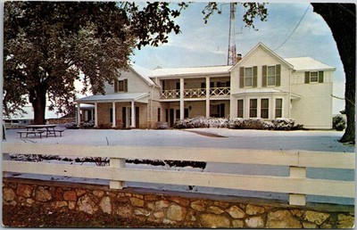 The Summer White House Postcard 1964 Anchor Publishing San Angelo TX C15