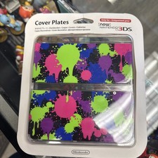 New Nintendo 3DS Kisekae Cover Plates No.060 Splatoon Face Plate OEM