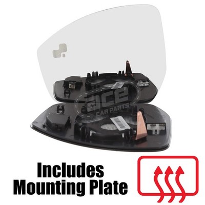 Wing Mirror Glass Blind Spot Light Range Rover Velar 2017-2025 Passengers Side