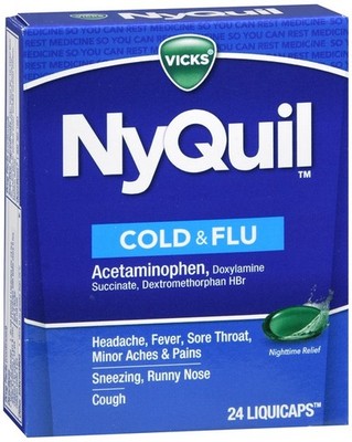 Vicks NyQuil Cold & Flu LiquiCaps 24 EA