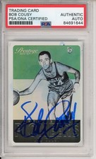 2014 Panini Prestige Pioneers Bob Cousy Signed PSA DNA Certified Autograph HOF