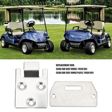 Club Car Seat Hinge and Plate Set 71610 G01 Replacement for EZGO Medalist Models