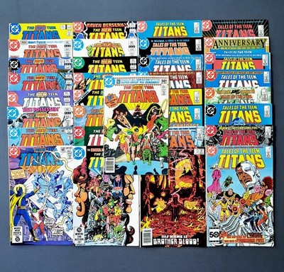 The New Teen Titans/Tales Of The Teen Titans #14 Up + Annual ''Mix Lot Of 45''