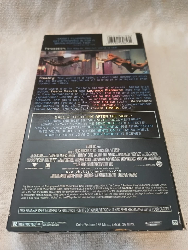 The Matrix (VHS, 1999, Collectors Edition) - Image 2 of 3