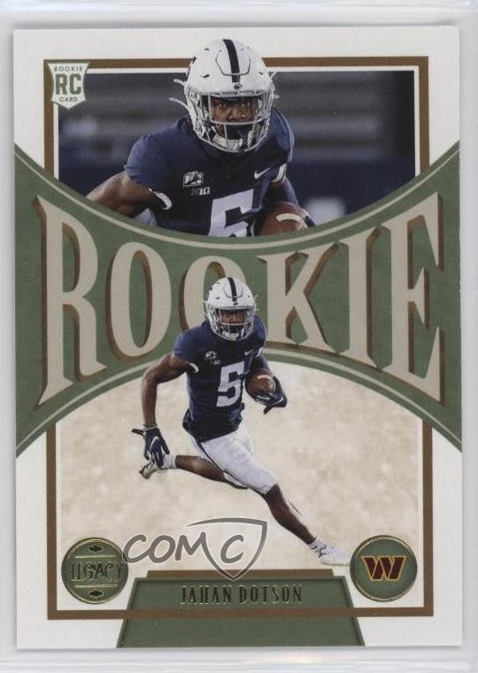 2022 Panini Legacy Rookies Jahan Dotson #153 Rookie RC 0q1p
