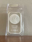 JM Bullion Fine Silver Bar 1 oz Silver .999 Composition Total Content 1 oz