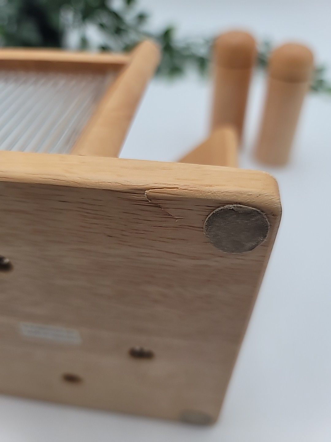 M Kamenstein Salt Pepper Shaker Napkin Holder Wood 80s 90s Kitchen Table Decor 