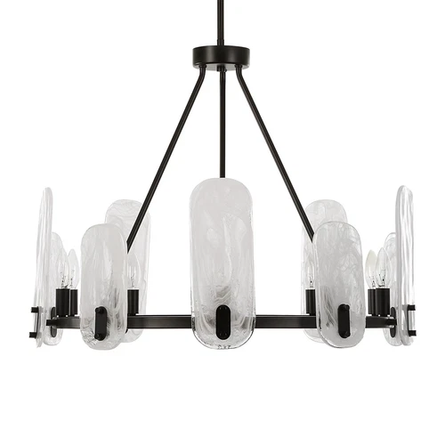 Uttermost Ellipse 10 Light Dark Bronze Chandelier - Picture 3 of 6