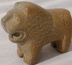 Vtg. Lion Stone Carved 3-1/4" H. x 3-3/4" L. Figure — photo 10