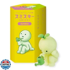 Smiski Glow in The Dark Figure, Sunday Series, Random Style, 1 Pack Assorted 