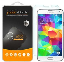 Supershieldz 0.3mm Tempered Glass Screen Protector Shield for Samsung Galaxy S5