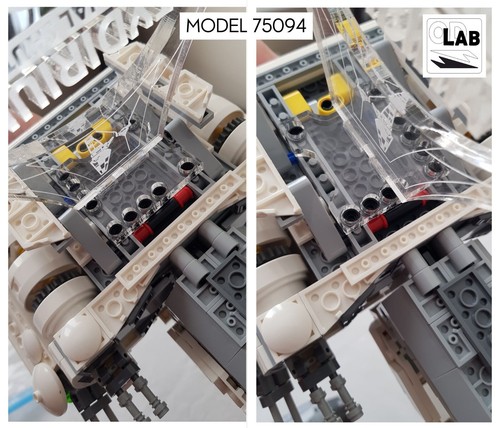 Display stand 3D for Lego 75094 (or 75302) Tydirium Imperial Shuttle (S1038) - Picture 9 of 10