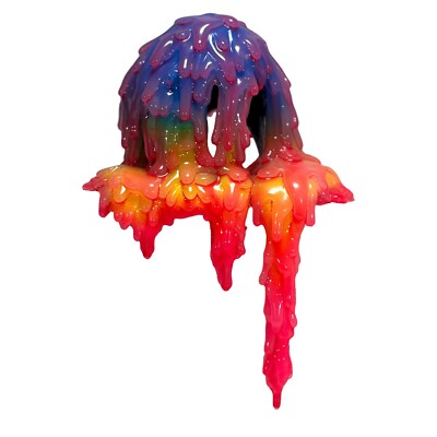 DAN LAM Entice 2021 UNIQUE DRIP RESIN SCULPTURE KUSAMA KAPOR KOONS GROSSE