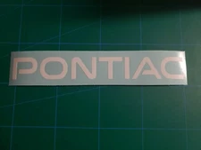 Custom Pontiac Logo Vinyl Decal Window Sticker For Pontiac Car