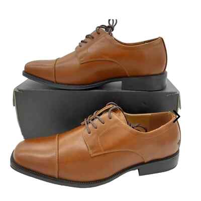 ALFANI NIB MENS SIZE 11 LEATHER PLAIN TOE LACED LEATHER  display picture 3
