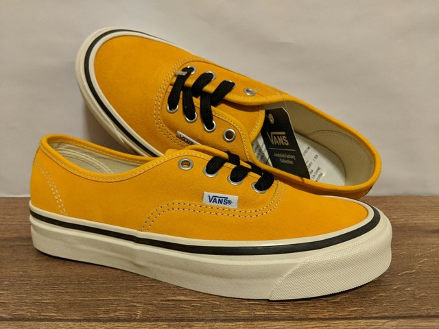 vans authentic platform yellow