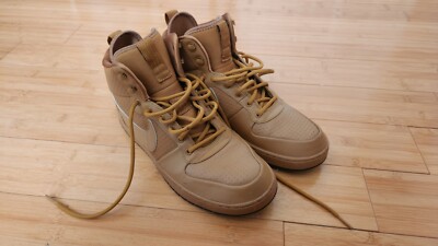 Nike Ebernon Mid Winter Wheat Mens 11 Shoes AQ8754-700 Tan Sneakers